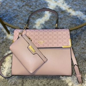 Dune London Satchel Pink with coin purse